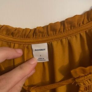 Mustard yellow dress